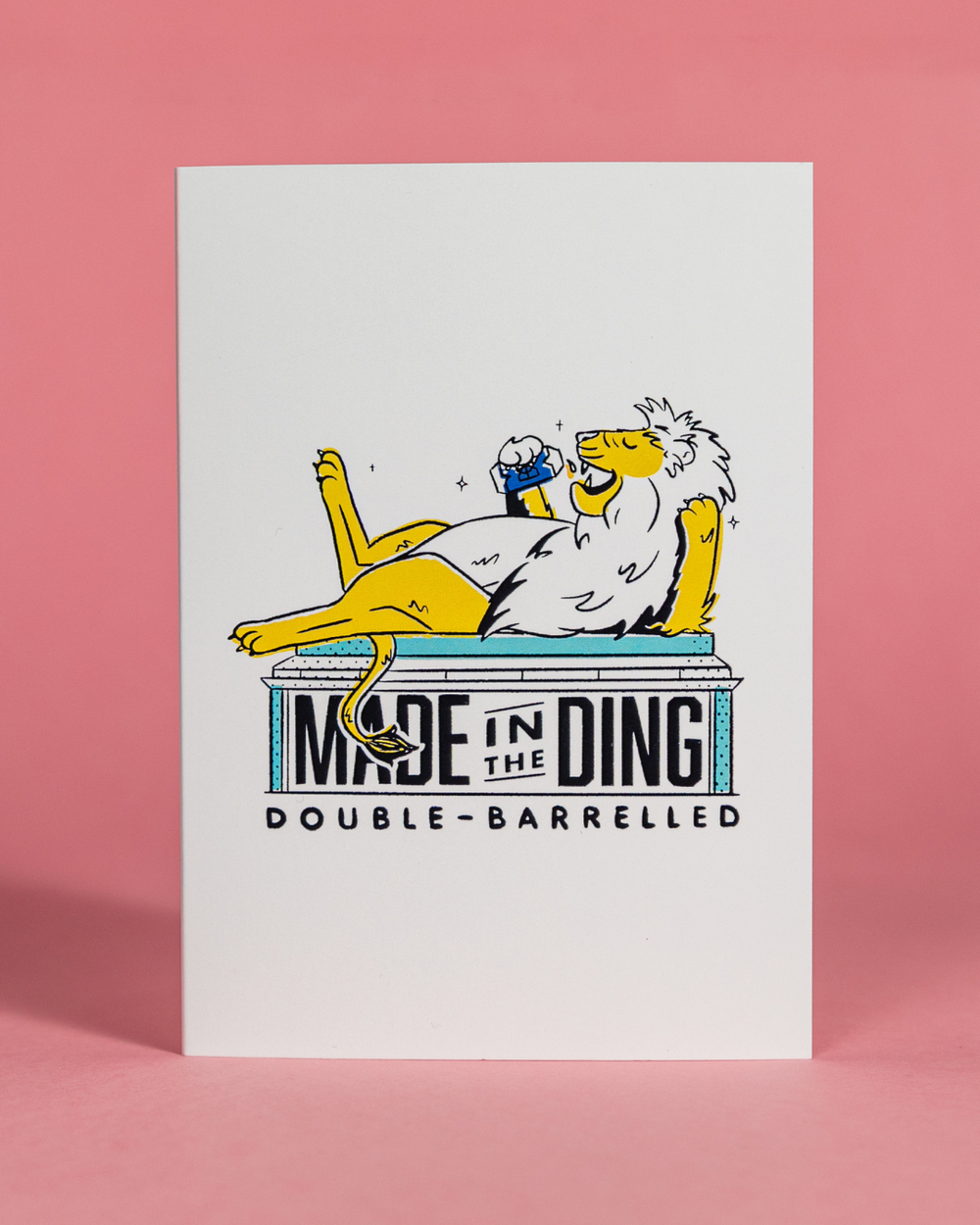 Ding Greetings Card