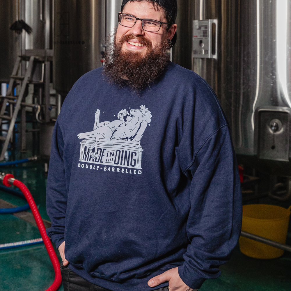 Double-Barrelled  Unisex Made in the Ding Sweatshirt - Double-Barrelled Brewery