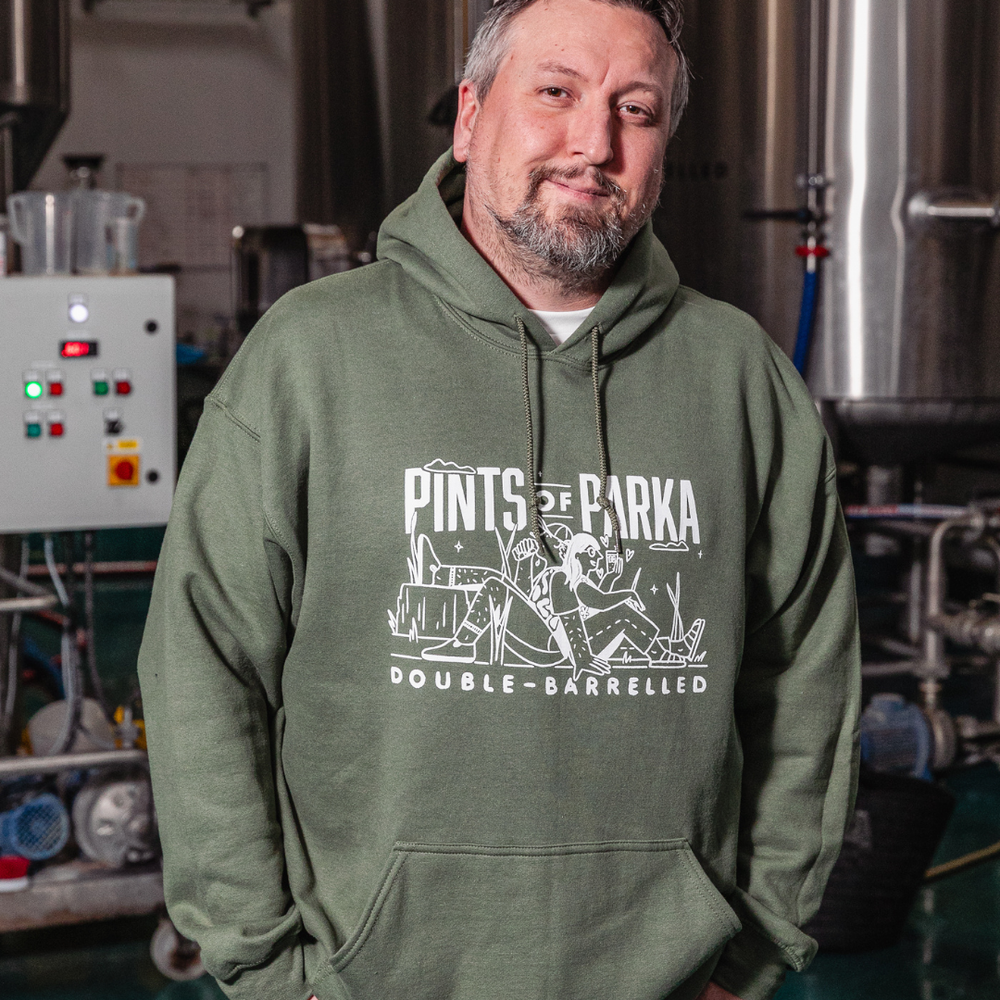 Double-Barrelled  Unisex Pints of Parka Hoodie - Double-Barrelled Brewery